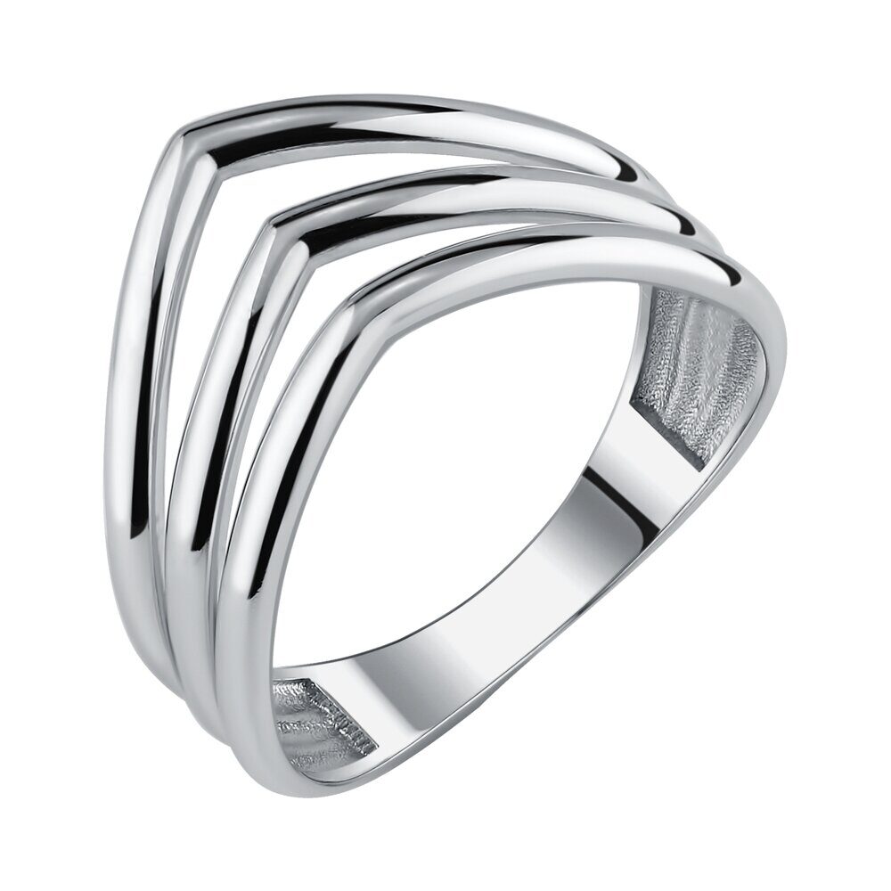 Кольцо из серебра без вставки, Л-14006