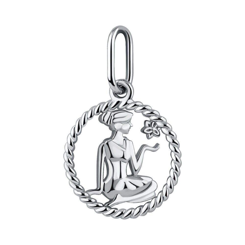 Подвеска из серебра без вставки, Л-13094