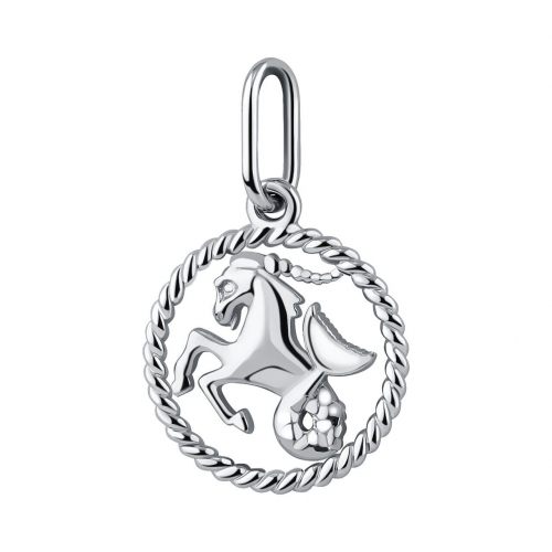 Подвеска из серебра без вставки, Л-15035