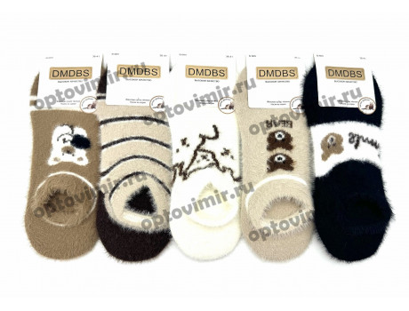 Следы женские Dmdbs пушистые рис. мишки В665