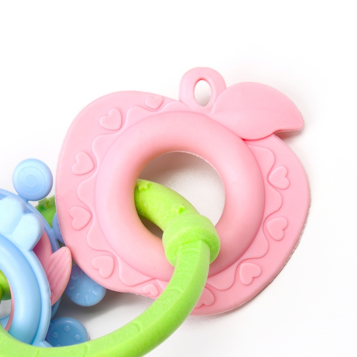 Игрушка для собак «Кольцо из морепродуктов», TPR + TPE, 12.5 см, микс цветов