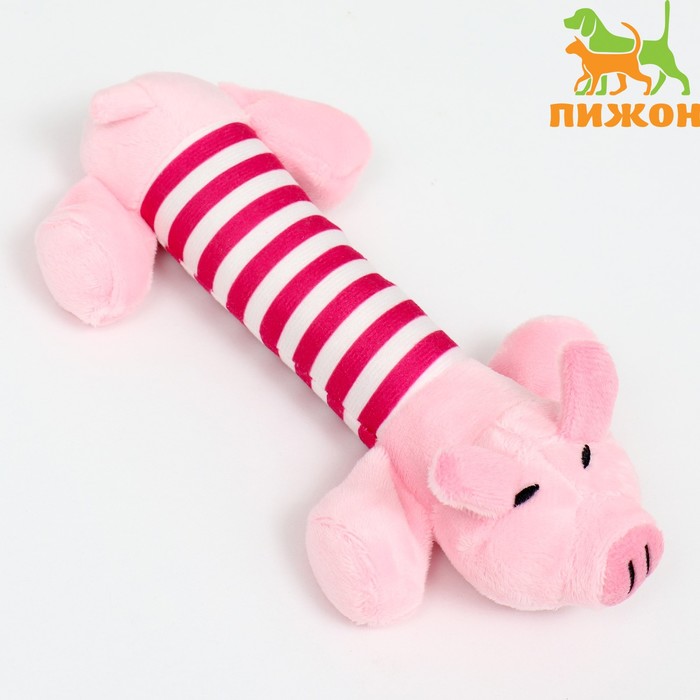 Игрушка для собак мягкая «Хрюшка», 24 см