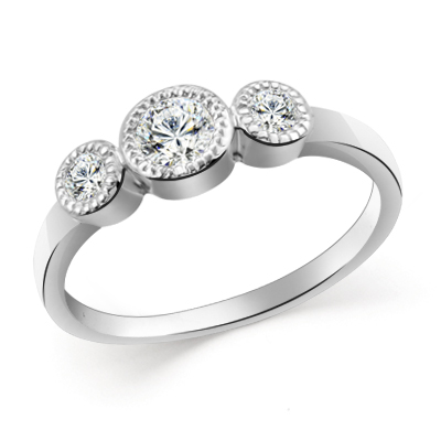 Кольцо с фианитом родированное серебро 925*