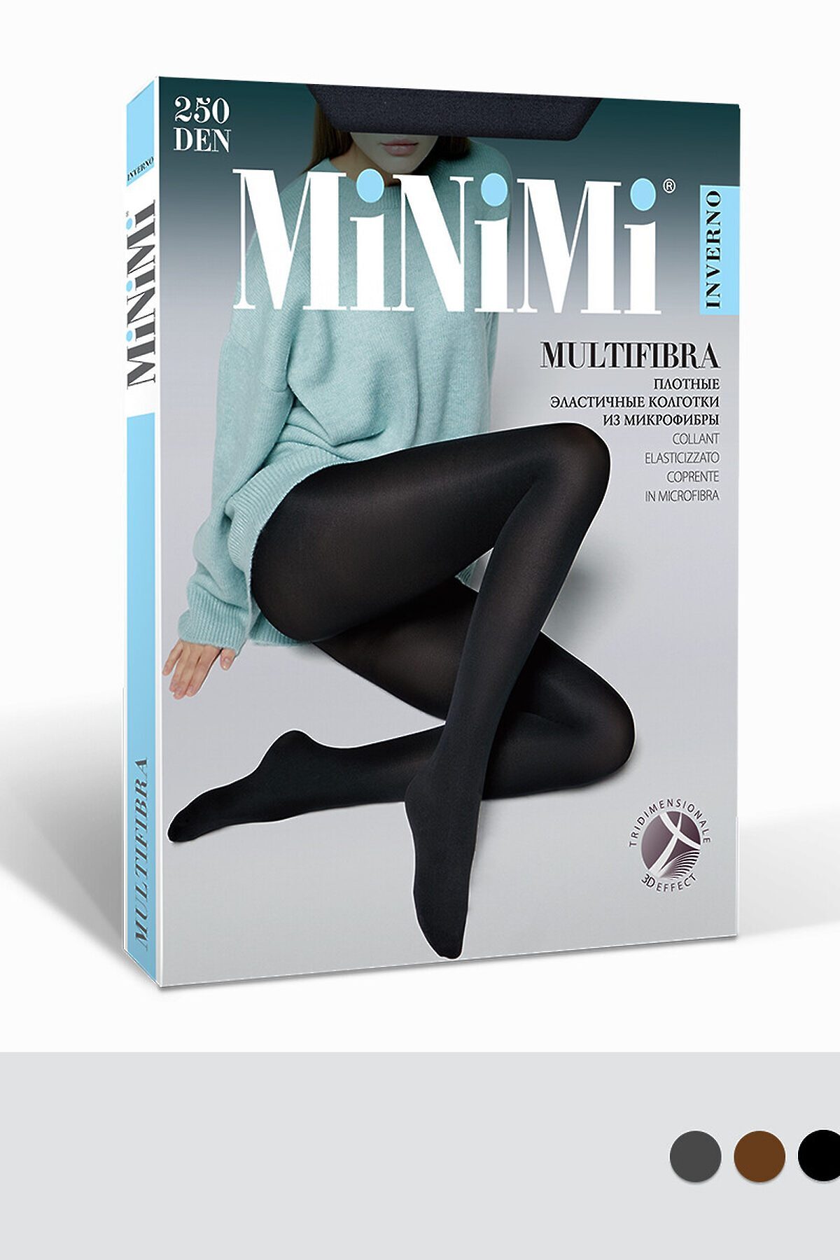 Колготки MINIMI #1058338Fumo (Серый)