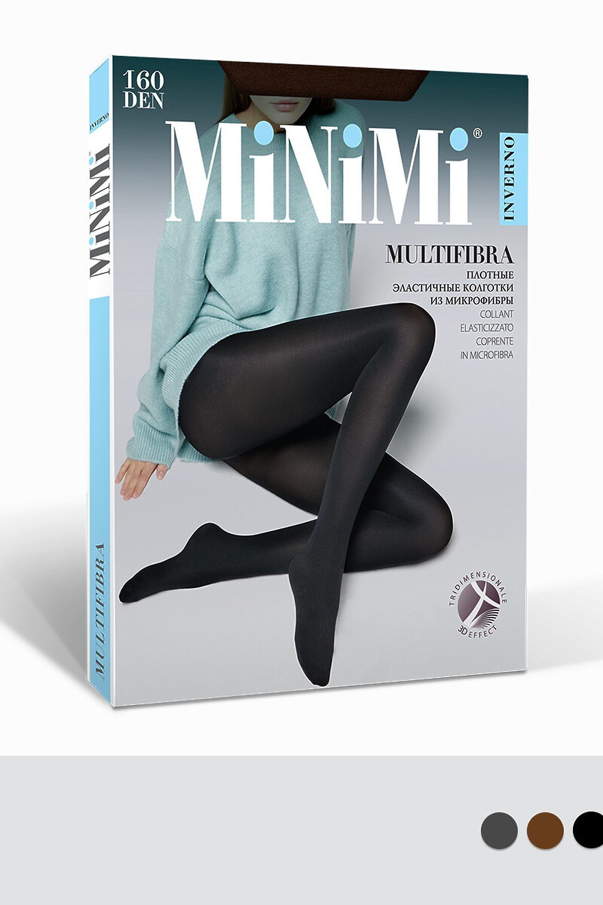 Колготки MINIMI #1058264Fumo (Серый)