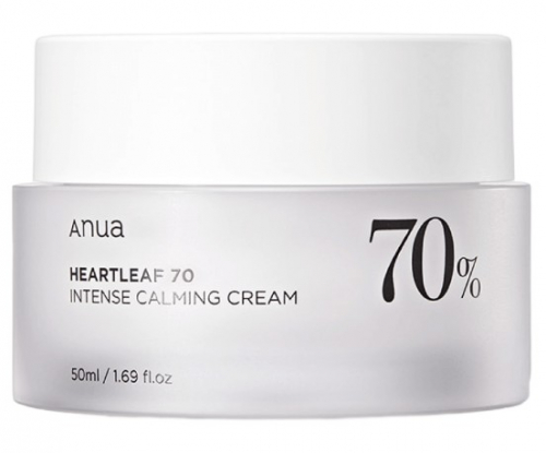 ANUA HEARTLEAF 70% INTENSE CALMING CREAM Интенсивный барьерный крем на основе хауттюйнии 50 мл.