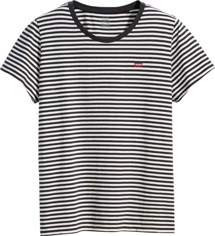 Футболка женская Levi's Original PERFECT TEE RAITA STRIPE CAVIAR STRIPE, LEVIS