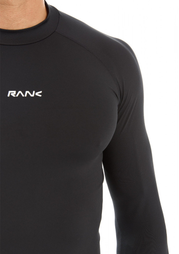 Лонгслив мужской Man, Compression Long Sleeve, Black/White, RANK