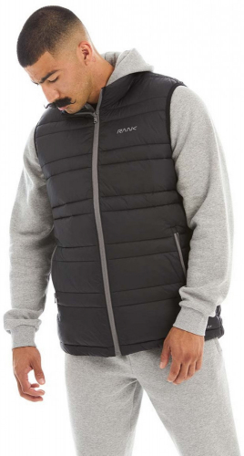 Жилет мужской Man, PROOF-TEX Down Vest, Black/White, RANK