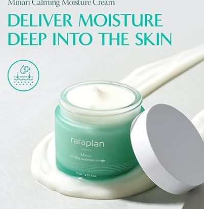 RATAPLAN MINARI CALMING MOISTURE CREAM Увлажняющий и успокаивающий крем для лица 75 мл.