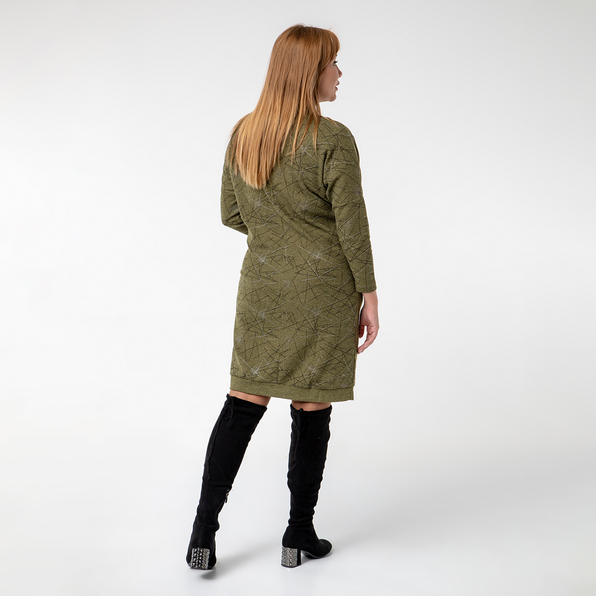 ст. цена2800руб.! Платье, трикотаж, зеленый