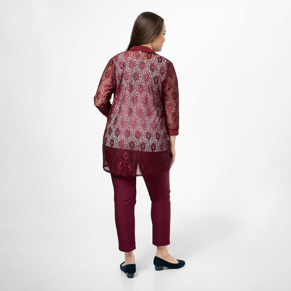 ст. цена1000руб.! Кардиган, трикотаж, бордовый