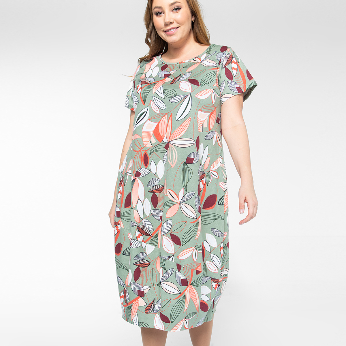 ст. цена2400руб.! Платье, текстиль, оливковый