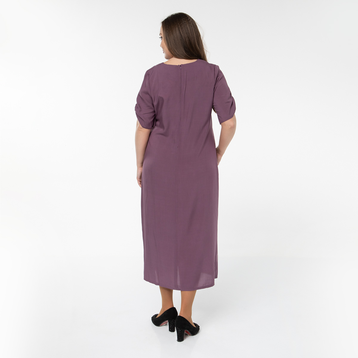 ст. цена2600руб.! Платье, текстиль, фиолетовый