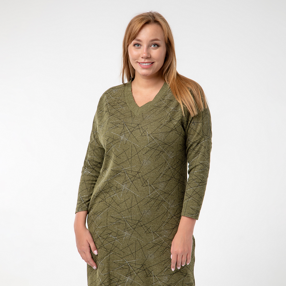 ст. цена2800руб.! Платье, трикотаж, зеленый