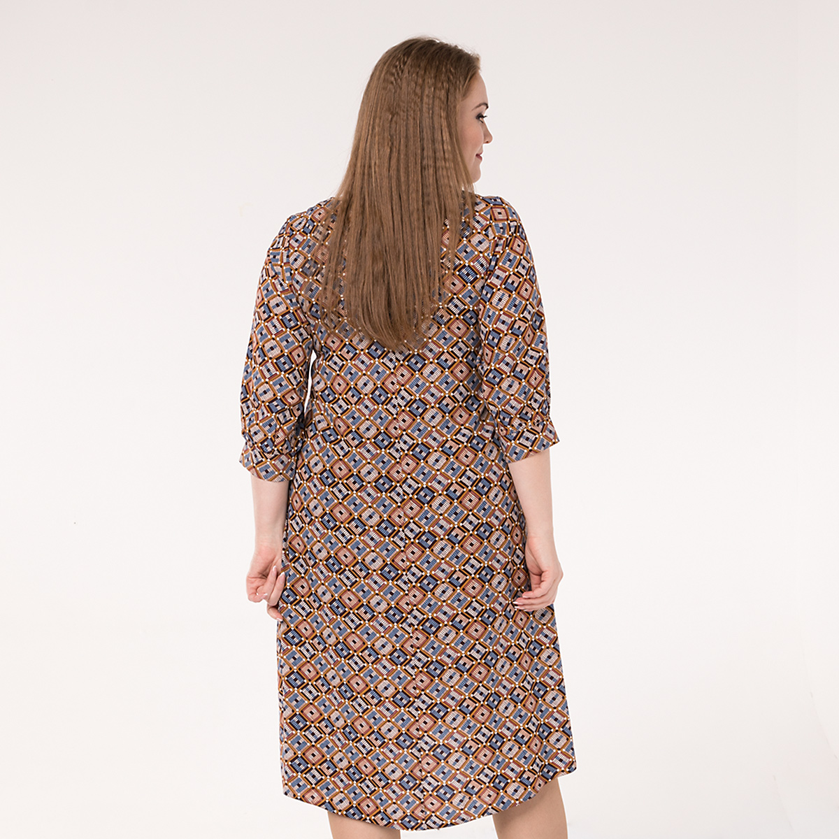 ст. цена2200руб.! Платье, текстиль, голубой