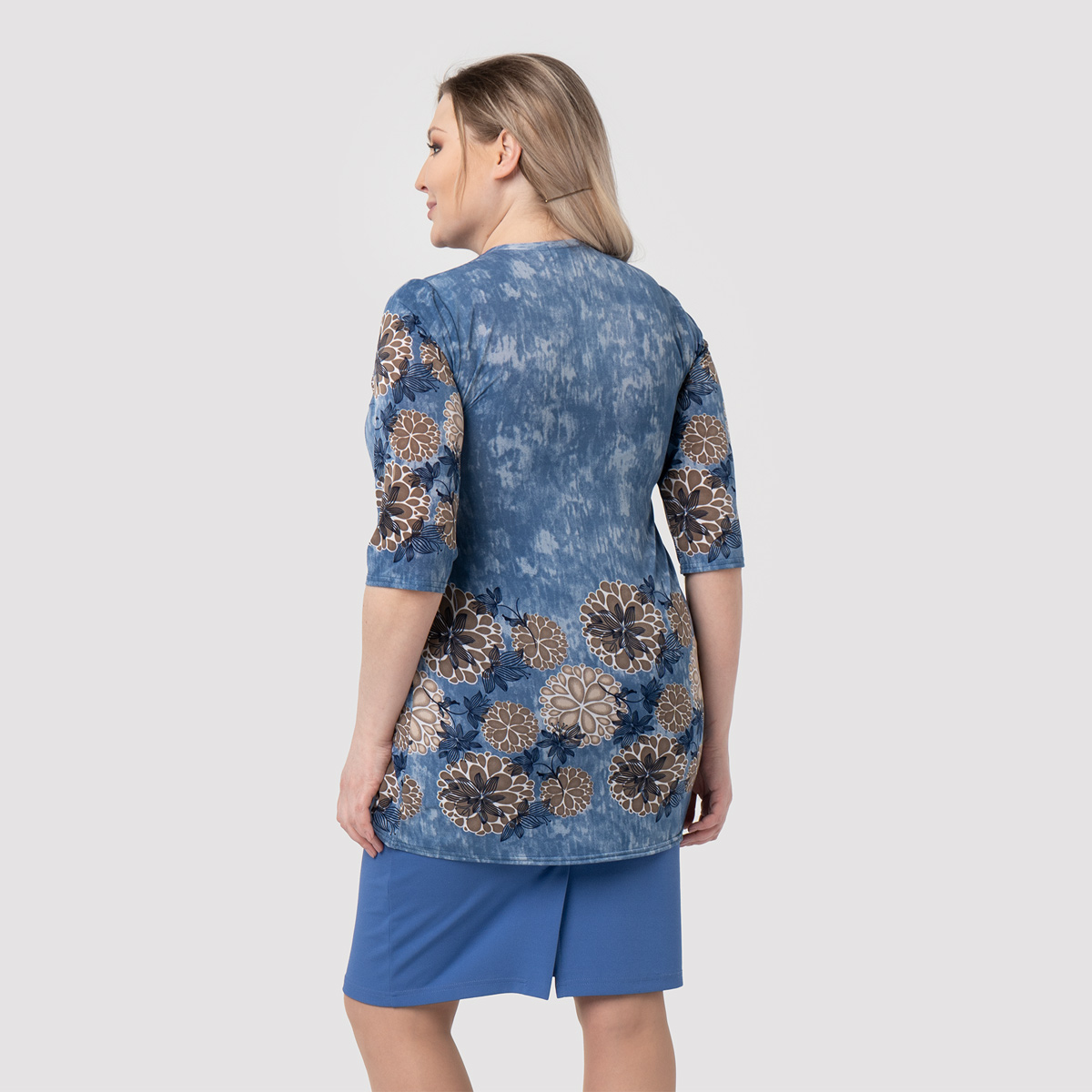 ст. цена1000руб.! Кардиган, трикотаж, синий