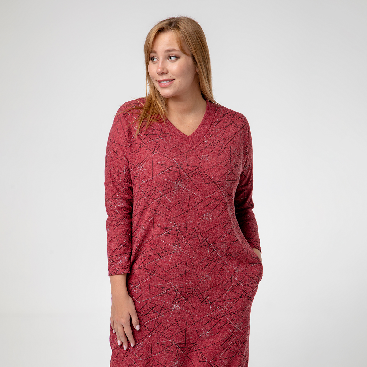 ст. цена2800руб.! Платье, трикотаж, красный