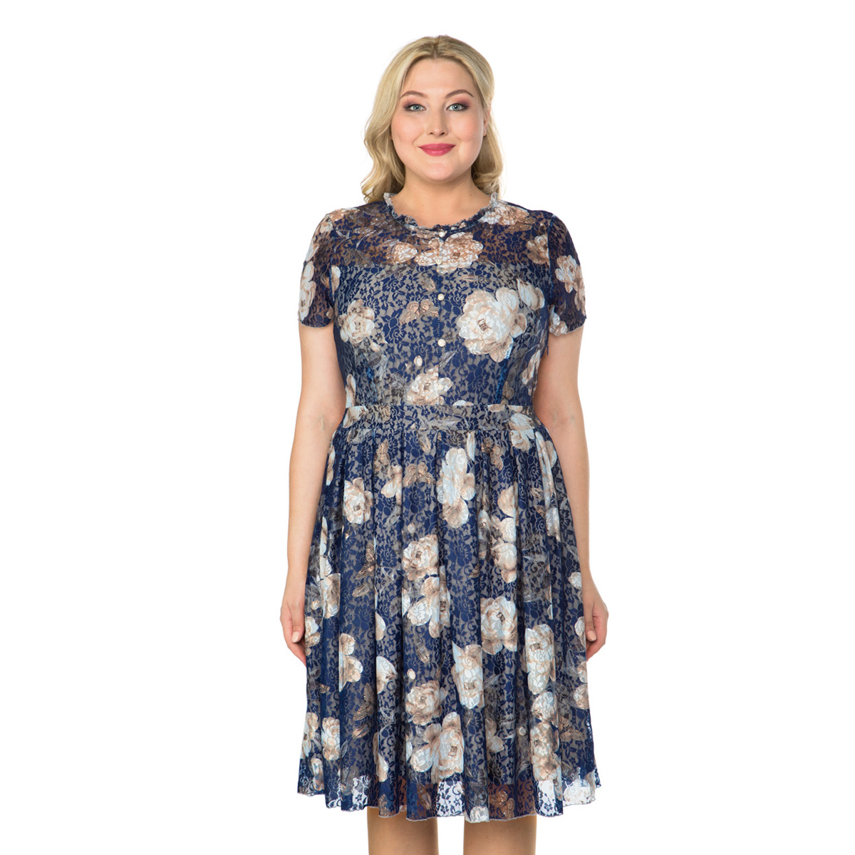 ст. цена1900руб.! Платье, трикотаж, синий