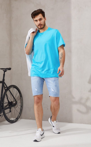 Футболка F911-6000b d.turquois