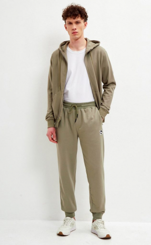 Брюки спорт F111–0821 grey khaki