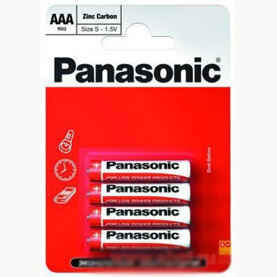 Элемент питания R03REL/4BPR/13319 Panasonic Zinc Carbon (4шт) R03/286 BL4  /цена за упак/ в Нижнем Новгороде