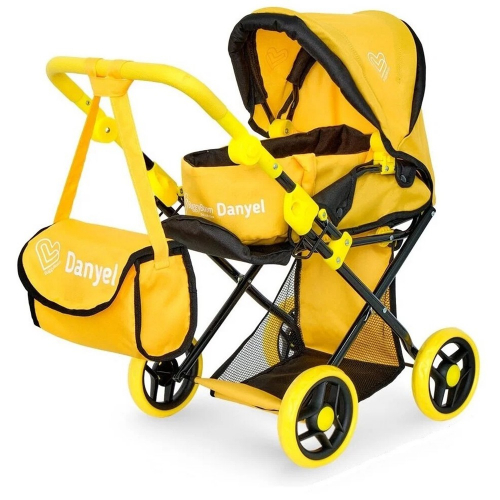 Коляска для куклы 8450-1175 Трансформер Buggy Boom жёлтый Infinia в Нижнем Новгороде