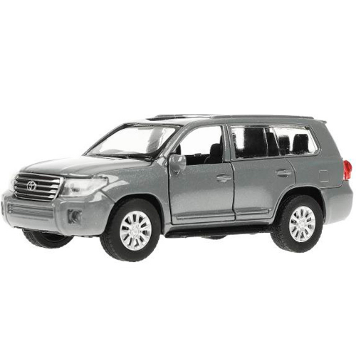 Модель CRUISER-13-GY TOYOTA LAND CRUISER 12,5 см, двери, инерц, серый Технопарк  в коробке в Нижнем Новгороде