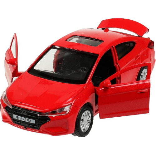 Модель ELANTRA-12-RD HYUNDAI ELANTRA длина 12 см красный Технопарк  в коробке в Нижнем Новгороде
