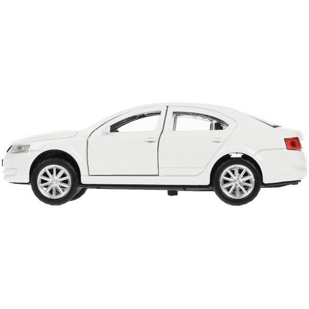 Модель OCTAVIA-12-WH SKODA OCTAVIA 12 см, двери, багаж, инерц. белый Технопарк в коробке в Нижнем Новгороде