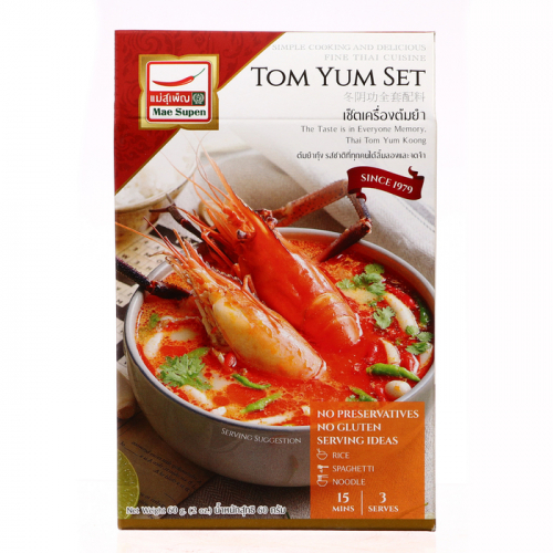 MAE SUPEN Set Tom Yam Набор для приготовления супа Том Ям 60г