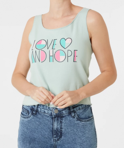 Tanktop mit Schriftzug