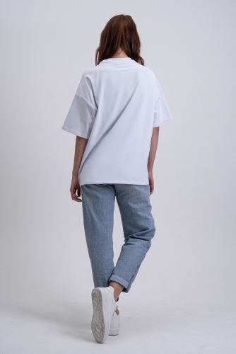 Футболка женская OVERSIZE 46626Ж