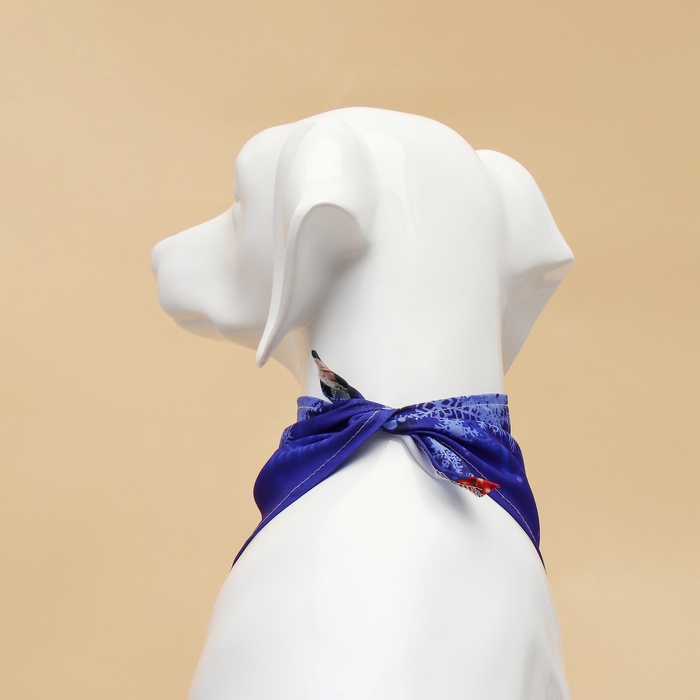 Бандана для животных «Новогодняя», размер L (ОШ до 62 см)