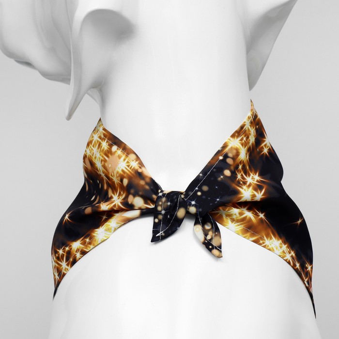 Бандана для животных Merry christmas, размер L (ОШ до 62 см)