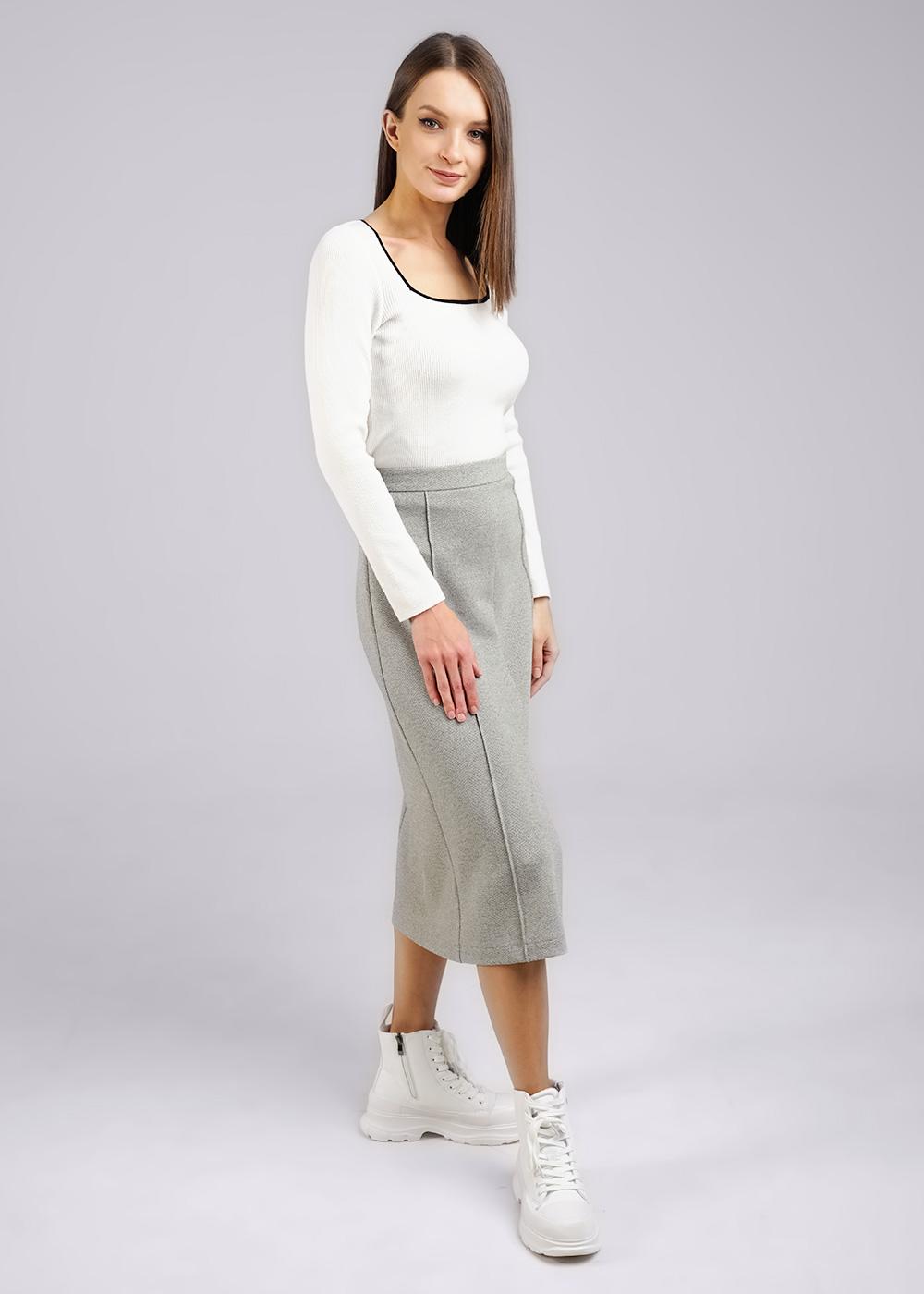 Ст.цена 1615р CLE 246476/130ииж Юбка женская 246476/130ииж т.бежевый/чёрный