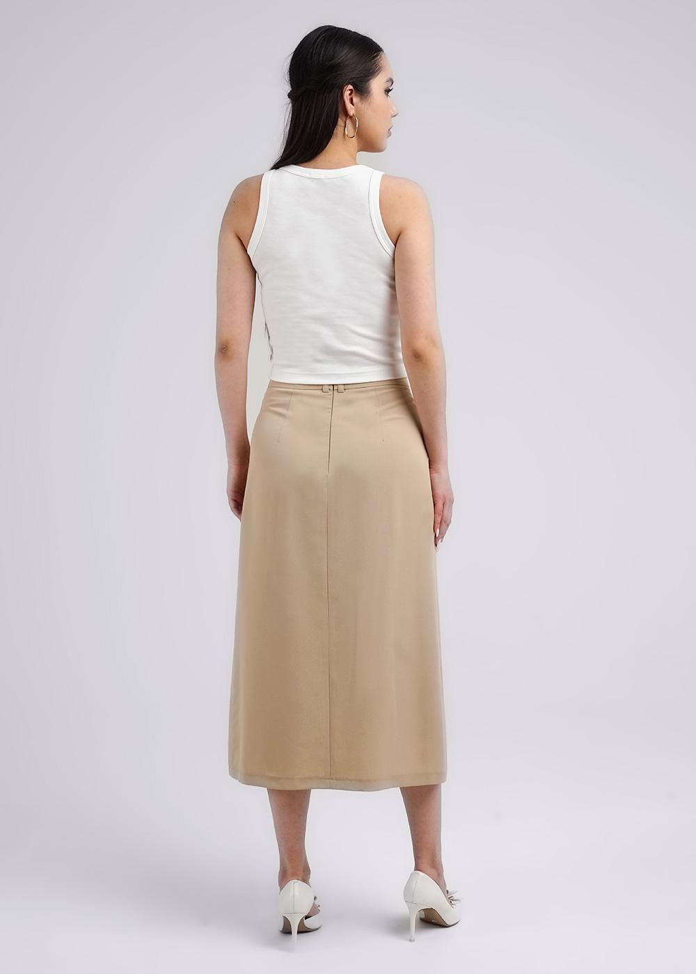 Ст.цена 1996р CLE 243032/134шт Юбка женская 243032/134шт т.бежевый