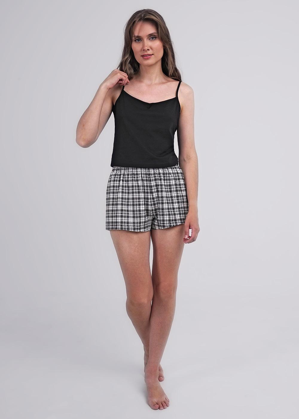 Ст.цена 730р CLE LSET14-1139/2 Пижама женская LSET14-1139/2 чёрный/молочный