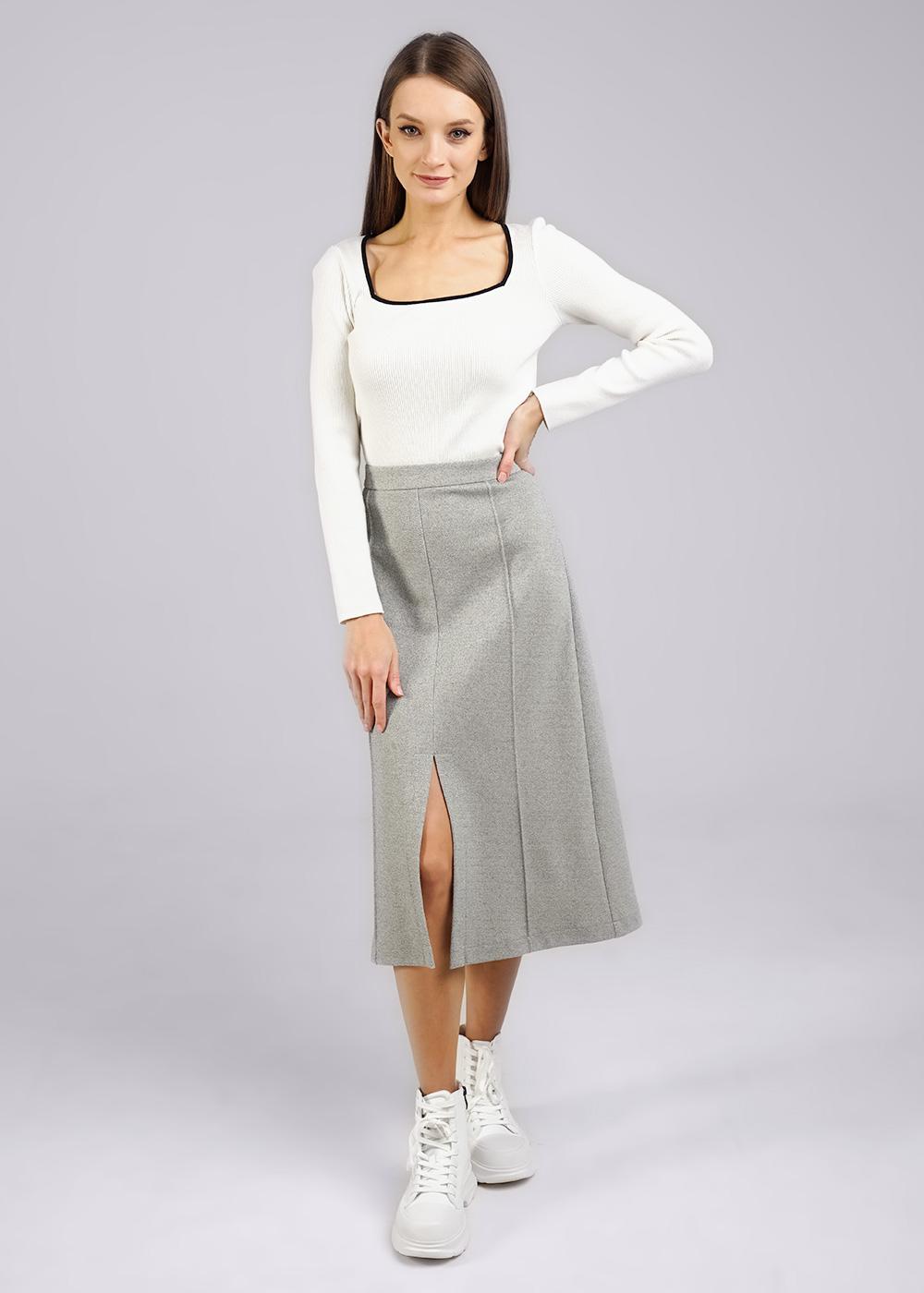 Ст.цена 1615р CLE 246476/130ииж Юбка женская 246476/130ииж т.бежевый/чёрный