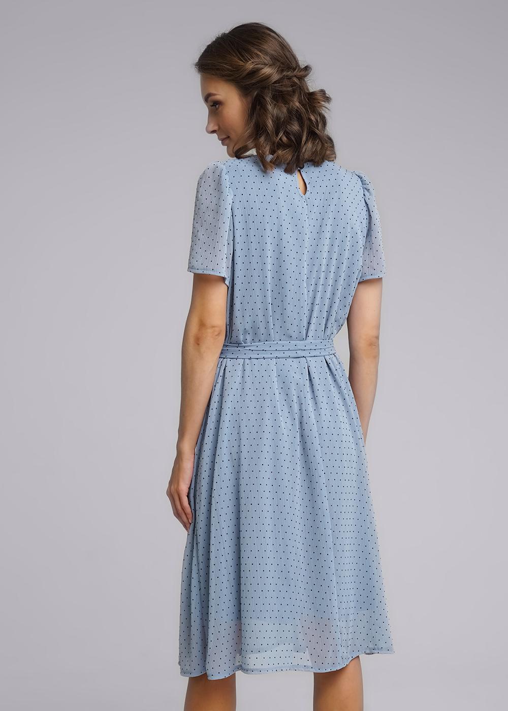 Ст.цена 1870р CLE 242940шфн Платье женское 242940шфн джинсовый/чёрный