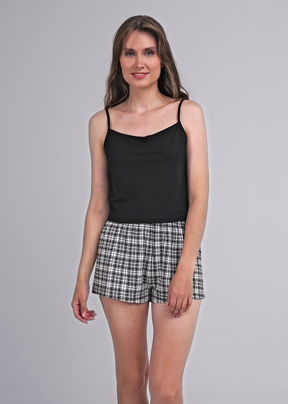 Ст.цена 730р CLE LSET14-1139/2 Пижама женская LSET14-1139/2 чёрный/молочный