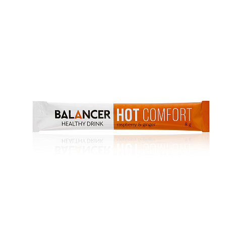 Уценка Гринвей Горячий напиток для иммунитета BALANCER HOT COMFORT со вкусом «Малина-имбирь», 10шт, срок годности 06/24