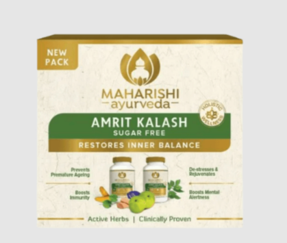 УЦЕНКА Амрит Калаш Махариши без сахара, Amrit Kalash Sugar Free, Maharishi Ayurveda tablets, 120 таб