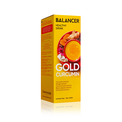 Уценка Гринвей Напиток с куркумином BALANCER GOLD CURCUMIN, 10шт, срок годности 07/24