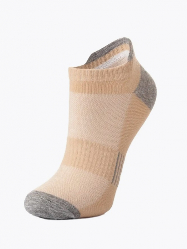 SOCKS WOMAN W-22/1 SPORT beige+grey melange