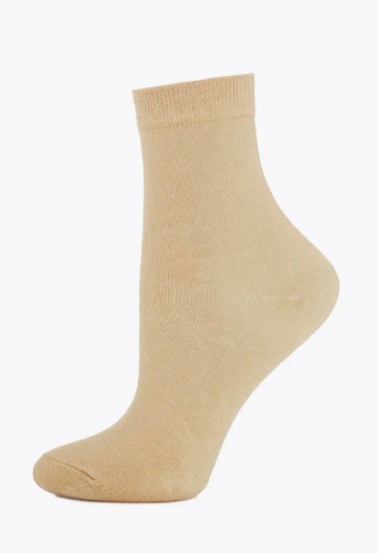 SOCKS WOMAN (W26-classic)(1/12) beige