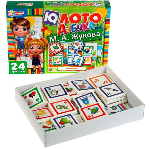 Лото IQ Азбука. М. А. Жукова 4680107999757 /24/ в Нижнем Новгороде