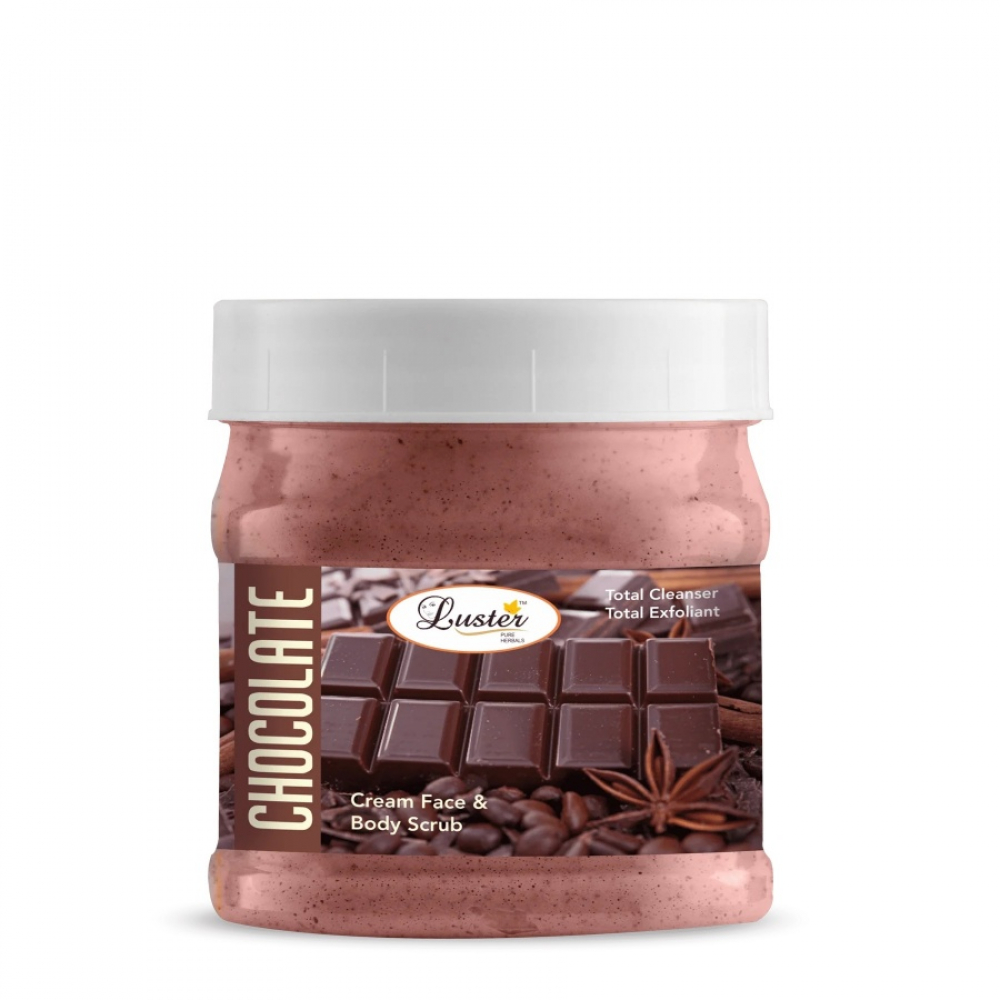 LUSTER Chocolate Cream Scrub Шоколадный крем-скраб для лица и тела 500мл