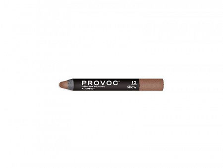 Provoc Тени-карандаш водостойкие, №12 / Eyeshadow Gel Pencil, медный шиммер