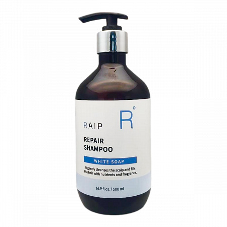 RAIP Восстанавливающий шампунь для волос с ароматом белого мыла / Repair Shampoo White Soap, 500 мл